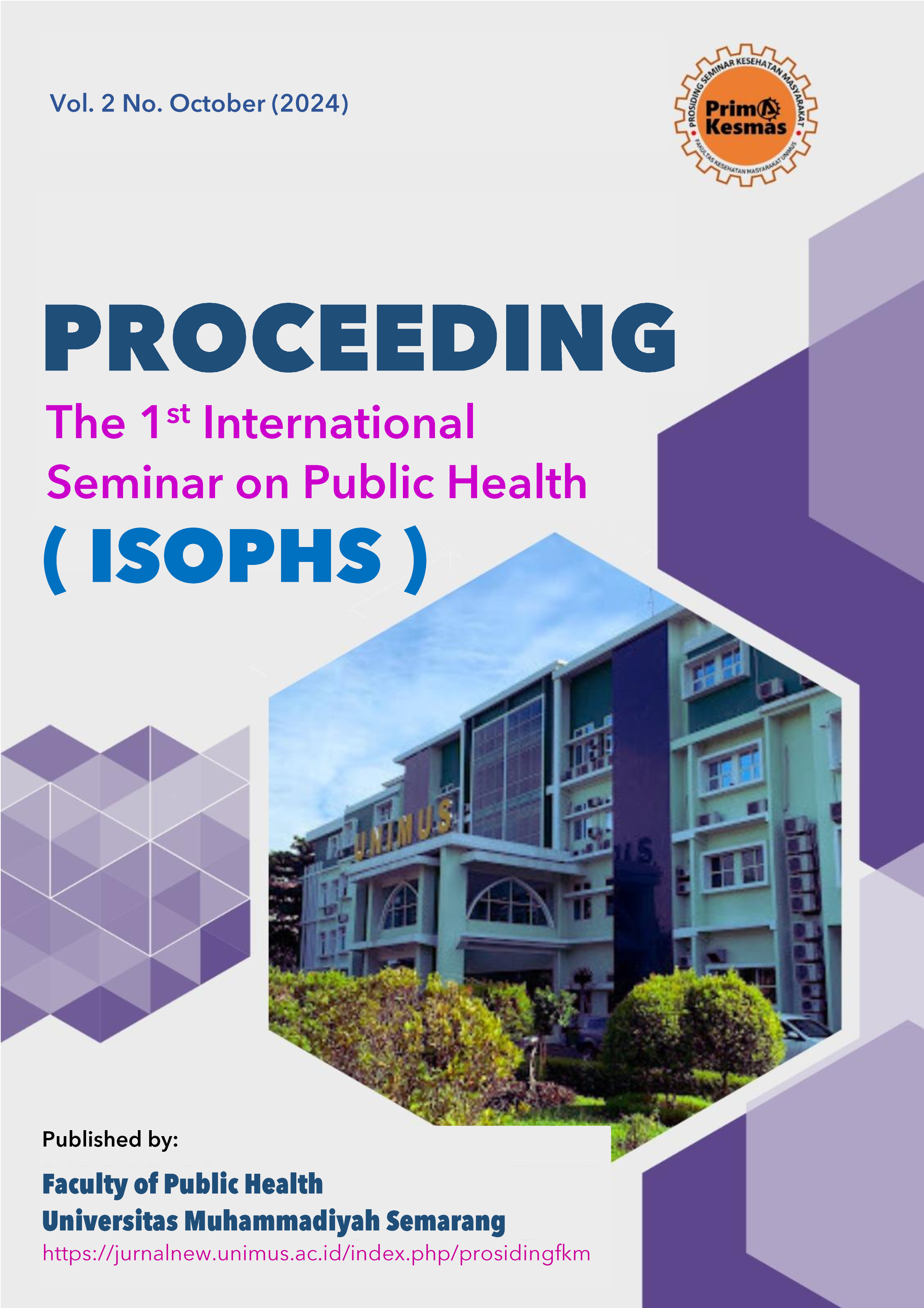 					View Vol. 2 No. October (2024): Proceeding of The 1st International Seminar on Public Health and Sports (ISOPHS)
				